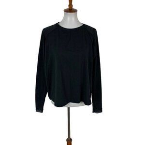 DYI‎ Black Long Sleeve Athleisure Workout Top Medium